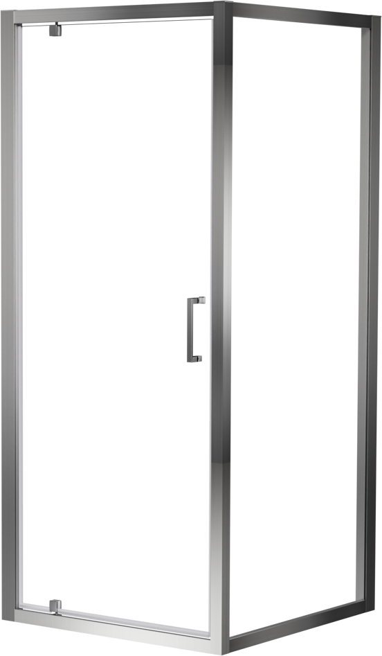 Luca Varess Talan douche draaideur 90 x 200 cm helder glas mat chroom profiel