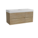 Storke Edge badkamermeubel met Mata High wastafel