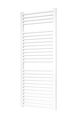 Vipera Kanza Rx enkele handdoekradiator 50 x 120 cm elektrische verwarming hoogglans wit zijaansluiting 521W, weerstand inbegrepen