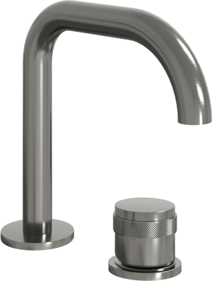 Blaufoss Pavilion Flat Waschbecken Armatur: Brushed Gunmetal