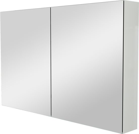 Storke Reflecta spiegelkast 120 x 75 cm glanzend wit