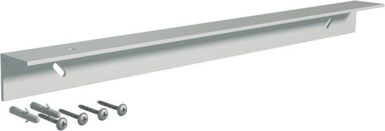 Linie profilé de soutien meuble sous-lavabo aluminium 45 cm