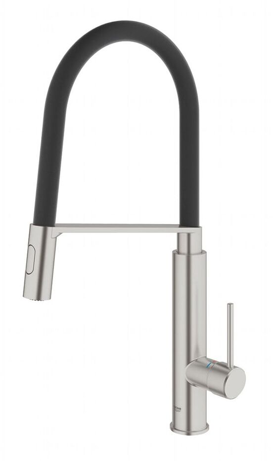 Grohe Concetto Küchenarmatur mit ausziehbarer Handbrause, Supersteel