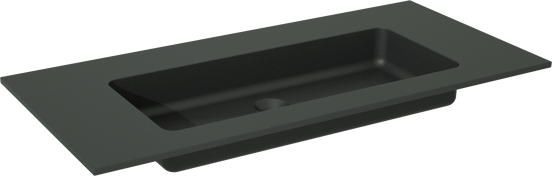 Storke Scuro plan simple quartz mat 100 x 46 cm