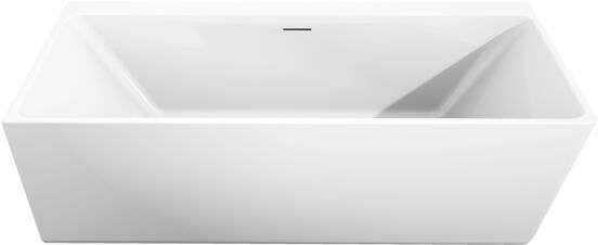 Luca Varess Coda tweepersoons hoekbad links 190 x 90 cm acryl glanzend wit