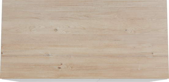 Storke Edge staand badkamermeubel 110 x 52 cm mat wit met Panton enkel tablet in melamine ruwe eik
