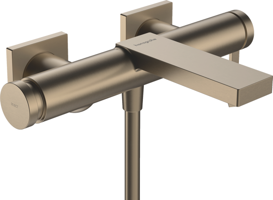 Hansgrohe Tecturis E mengkraan badkraan brushed bronze
