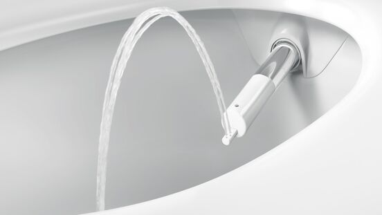 Geberit Aquaclean Sela douche toilet glanzend wit randloos