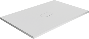 Balmani Artic receveur de douche 140 x 90 cm top solid blanc mat