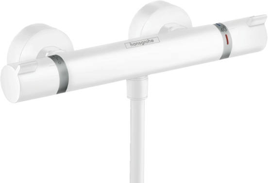Hansgrohe Ecostat Comfort robinet de douche robinet thermostatique blanc mat