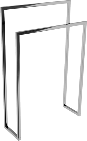 Blaufoss Noma porte-serviette grille chrome