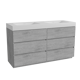 Storke Edge badkamermeubel met Mata High wastafel