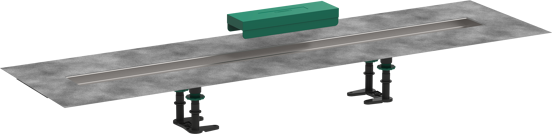 Hansgrohe RainDrain installatieset voor douchegoot 100cm voor Raindrain Match of Rock
