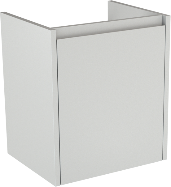 Storke Seda zwevend wastafelonderkast 45 x 35 cm mat wit deur