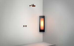 Sunshower One S Infrarood Opbouw in hoek black