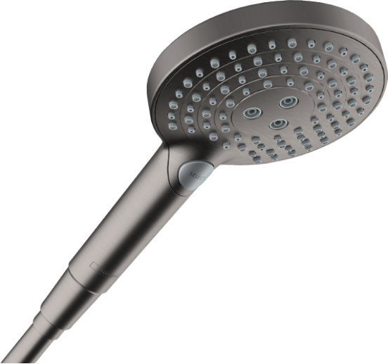 Hansgrohe Raindance Select S120 douchette 3 fonctions de jet brushed black chrome