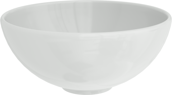 Linie Lavo vasque à poser porcelaine blanc brillant rond Ø 32 cm