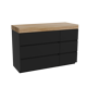 Storke Edge meuble salle de bains avec tablette pour vasques Kada
