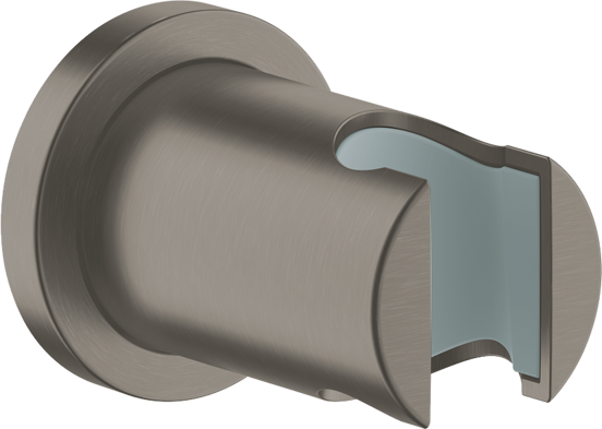 Grohe Rainshower Round Brausehalter: Brushed Hard Graphite