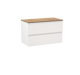 Linie Lado meuble salle de bains avec tablette pour vasques Lado