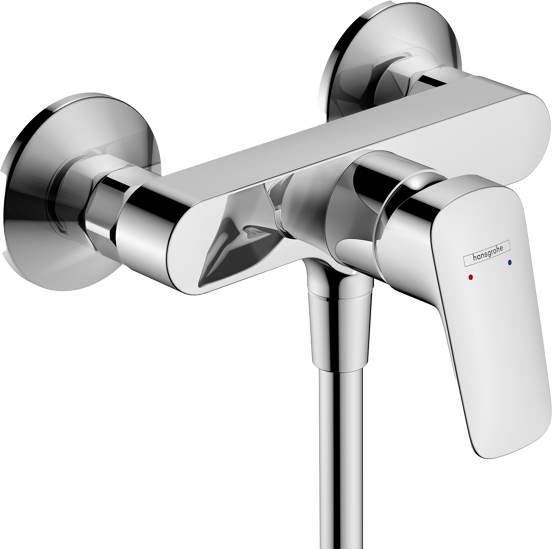 Hansgrohe Logis standaard mengkraan douchekraan glanzend chroom