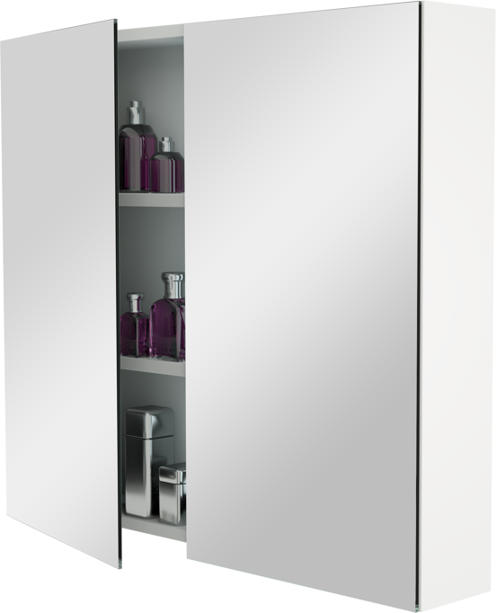 Storke Reflecta spiegelkast 85 x 75 cm mat wit