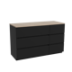 Storke Edge meuble salle de bains avec tablette pour vasques Panton