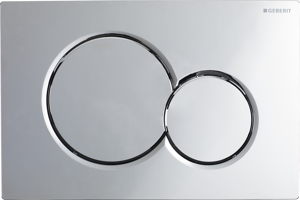 Sigma 01 plaque de déclenchement chrome brillant pour UP320 ou UP720 bâti-support