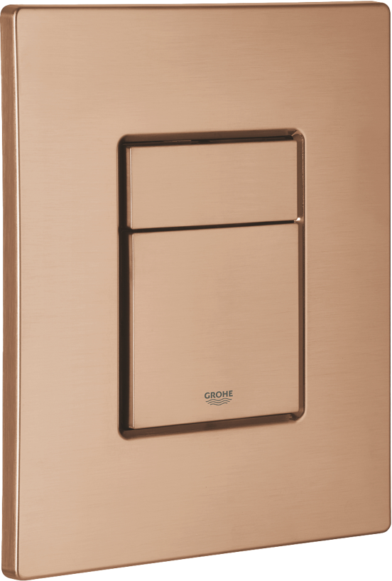 Grohe Skate Cosmopolitan duwplaat Brushed Warm Sunset voor Rapid SL inbouwreservoir