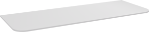 Storke Tavola Soft tablette simple ou double solid surface blanc mat 120 x 46 cm