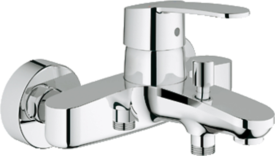 Grohe Eurostyle Cosmopolitan Badewannenarmatur: Chrom glänzend