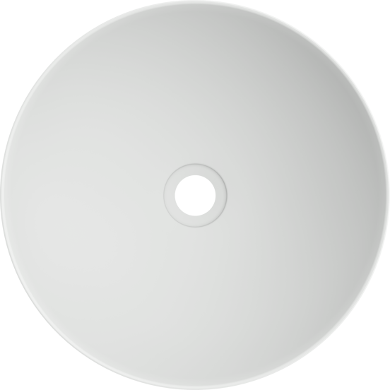 Luca Varess Supra vasque à poser porcelaine blanc mat rond Ø 36 cm