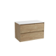 Storke Seda meuble salle de bains avec tablette pour vasques Tavola