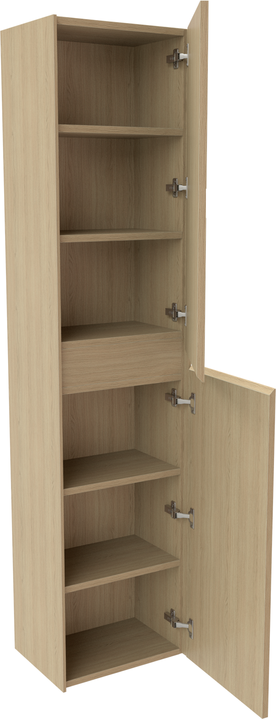 Storke Edge zwevende badkamerkast natuur eik 40 x 30 x 170 cm