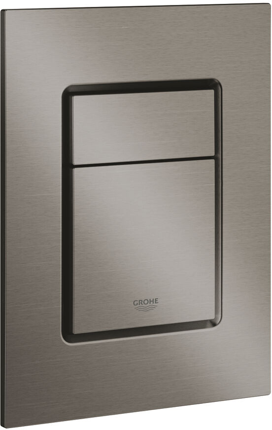 Grohe Skate Cosmopolitan S duwplaat Brushed Graphite voor Rapid SLX inbouwreservoir