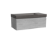 Storke Edge meuble salle de bains avec plan vasque Scuro High