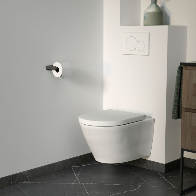 Verbonden Waterig Gecomprimeerd Luca Varess Calibro Wit Hangend toilet Randloos - | X²O Badkamers