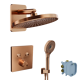 Blaufoss Smartbox Switch-line set de douche pluie encastré, élément encastré inclus