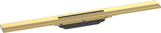 Hansgrohe RainDrain Flex Fertigset Duschrinne kürzbar 70cm Glänzendes Gold