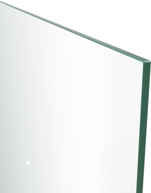 Linie Duschwand Glas: Klarglas, 85 x 200 cm