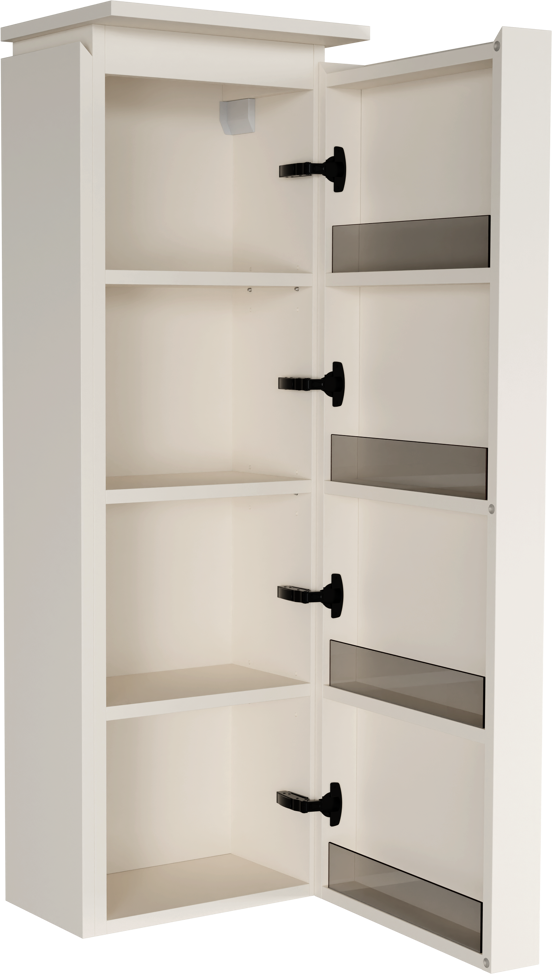 Balmani Eclips colonne salle de bains suspendue droite Sandbeige 44 x 32 x 130 cm