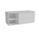 Storke Edge meuble salle de bains avec tablette pour vasques Tavola