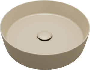 Balmani Fiyi vasque à poser Solid Surface Dune mat rond Ø 39 cm