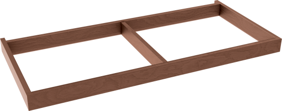 Balmani Lucida sokkel voor wastafelonderkast notelaar 90 x 55 cm