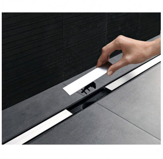 Geberit CleanLine Duschrinne: 30 - 160 cm, Inox gebürstet