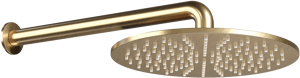 Blaufoss Round 300 rond regendouchekop met wand douchearm Ø30cm30 cm Brushed Champagne Gold