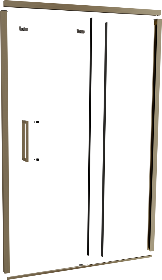 Balmani Senses Design 140 cm nis schuifdeur profielenset brushed champagne gold