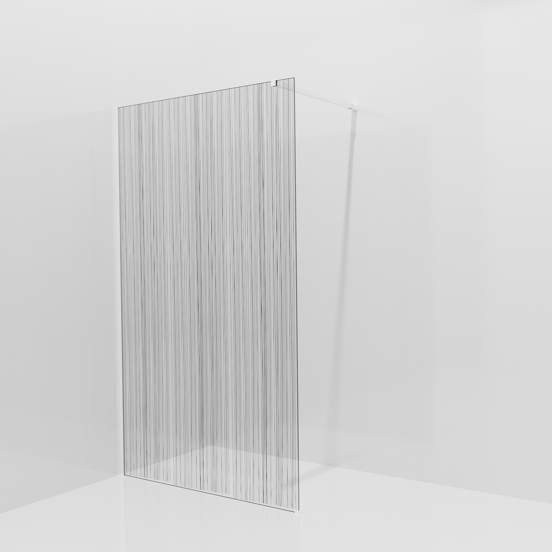 Balmani Modular douche à l'italienne: 120 x 200 cm, Mikado, avec coating, Profil Blanc mat
