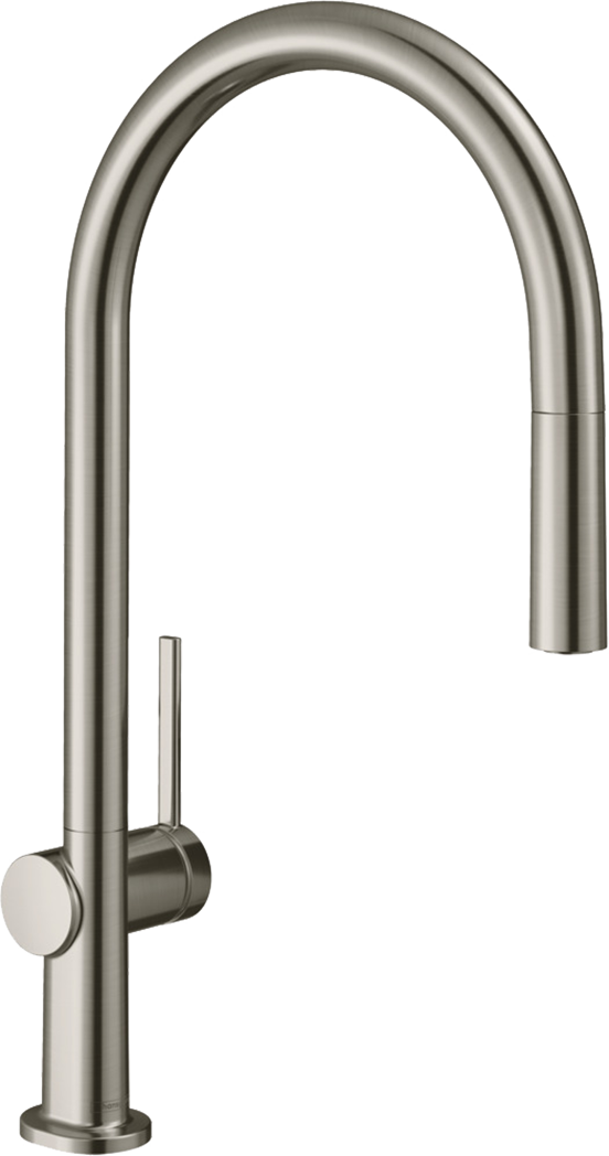 Hansgrohe Talis M54 210 keukenkraan met uittrekbare sproeikop rvs look
