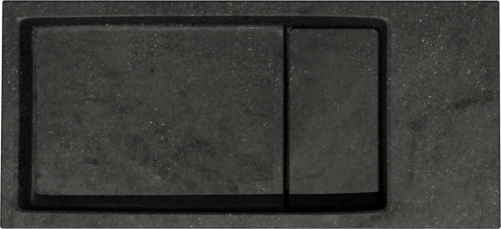 Balmani Mood Handwaschbecken: Granit, poliert, 45 x 20 cm